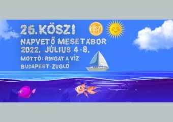 Ringat a víz - 26. KÖSZI Napvető mesetábor (napközis) 1-4. osztályosok számára, Budapest, 2022. július 4-8.