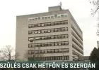 Csak hétfőn és szerdán lehet szülni Szolnokon, mert nincs elég orvos