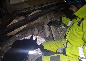 Bravúros mentések: videón, ahogy a magyar mentőcsapat gyermekeket és családokat emel ki a romok alól