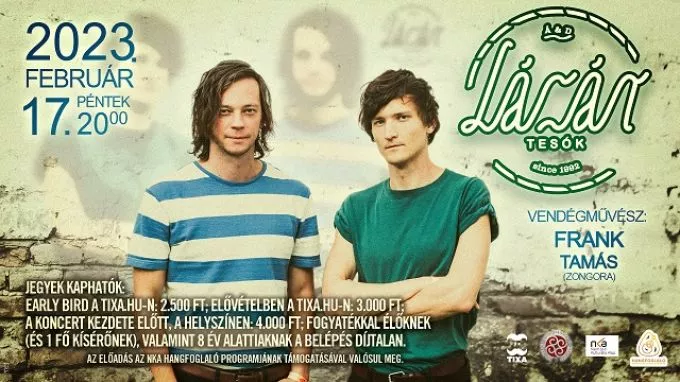 Lázár tesók koncert Budakalászon! Lázár tesók koncert Budakalászon!