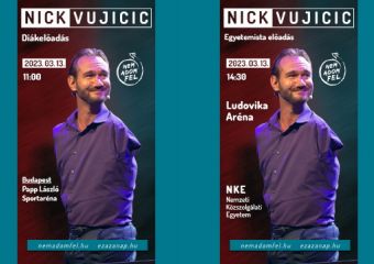 „Stand strong! - Maradj erős!” - Nick Vujicic a diákoknak és az egyetemistáknak is külön előadást tart Budapesten március 13-án, hétfőn!