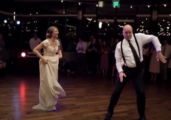 A legviccesebb apa-lánya esküvői tánc, amit láttunk