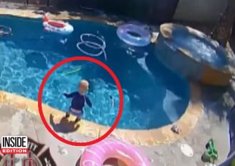 A medencébe esett az egyéves gyermek, amíg nem figyelt az apja - így mentette meg (videó)
