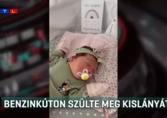 Pánikolni sem volt idő - egy budapesti benzinkúton jött világra Bella