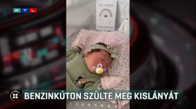 Pánikolni sem volt idő - egy budapesti benzinkúton jött világra Bella