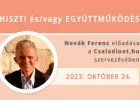 HISZTI és/vagy EGYÜTTMŰKÖDÉS - Novák Ferenc előadása