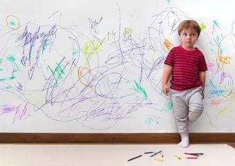 "Nem tudom, miért csinálnak olyan nagy ügyet a falainkból" - Ebben a családban nyugodtan rajzolhat a falra a gyerek