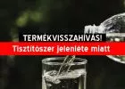 Ha ilyen ásványvizet vettél, ne igyál belőle, mert tisztítószer lehet benne!