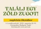 Találj egy zöld Zugot! - Napközis ökotábor