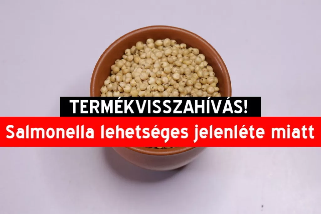 Termékvisszahívás - bio cirok-golyó Termékvisszahívás - bio cirok-golyó