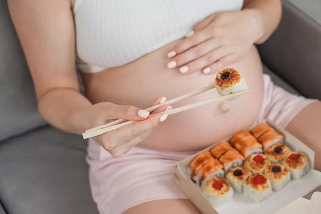 rizst evő kismama