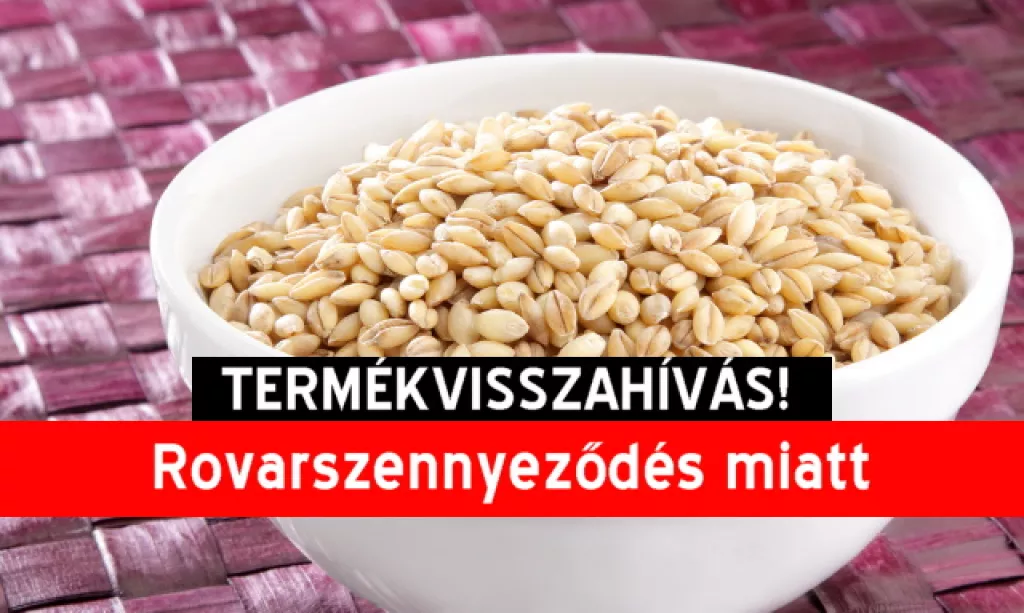 Termékvisszahívás - hántolt árpa (gersli) Termékvisszahívás - hántolt árpa (gersli)