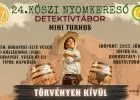 24. KÖSZI Nyomkereső detektívtábor - Mini turnus kisiskolásoknak Zuglóban