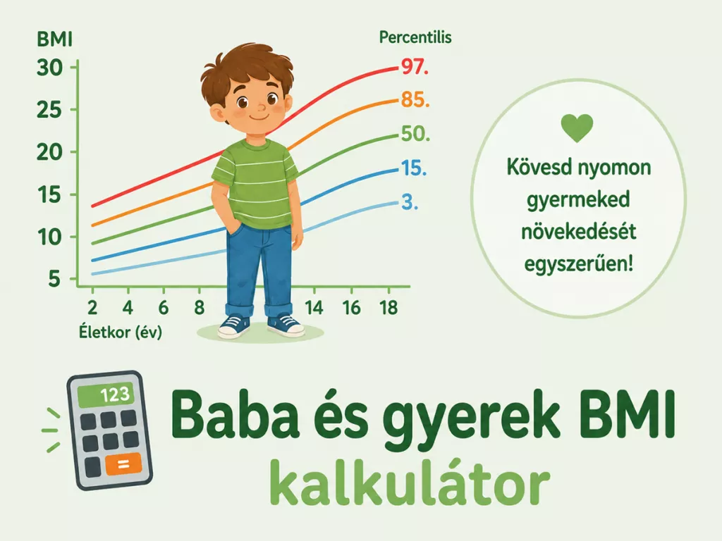 Baba és gyerek BMI és növekedési percentilis kalkulátor Baba és gyerek BMI és növekedési percentilis kalkulátor
