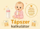 Tápszer kalkulátor - a baba súlya és életkora szerint